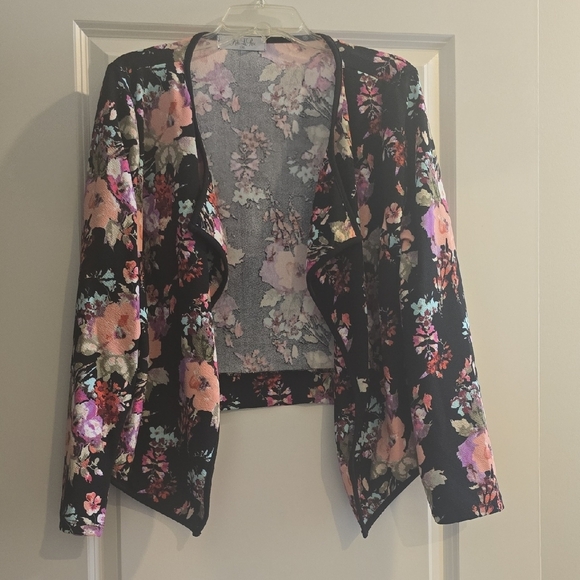 Floral Open-Front Women's Blazer - Picture 1 of 1